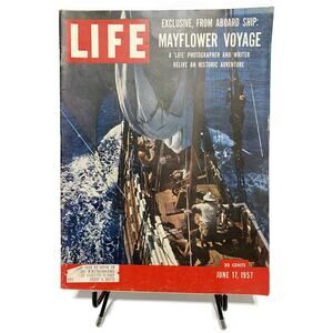 Life Magazine June 17 1957 Life Magazine Relives The Mayflower Voyage